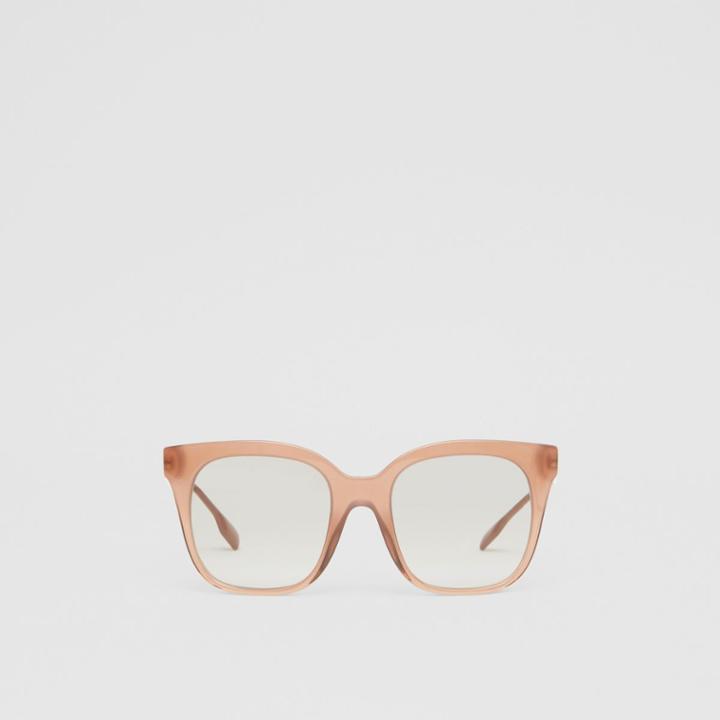 Burberry Burberry Butterfly Frame Sunglasses, Pink