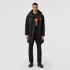 Burberry Burberry Shark Graphic Technical Twill Parka, Size: Xs, Black
