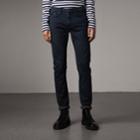 Burberry Burberry Slim Fit Over-dyed Stretch Jeans, Size: 35r, Blue
