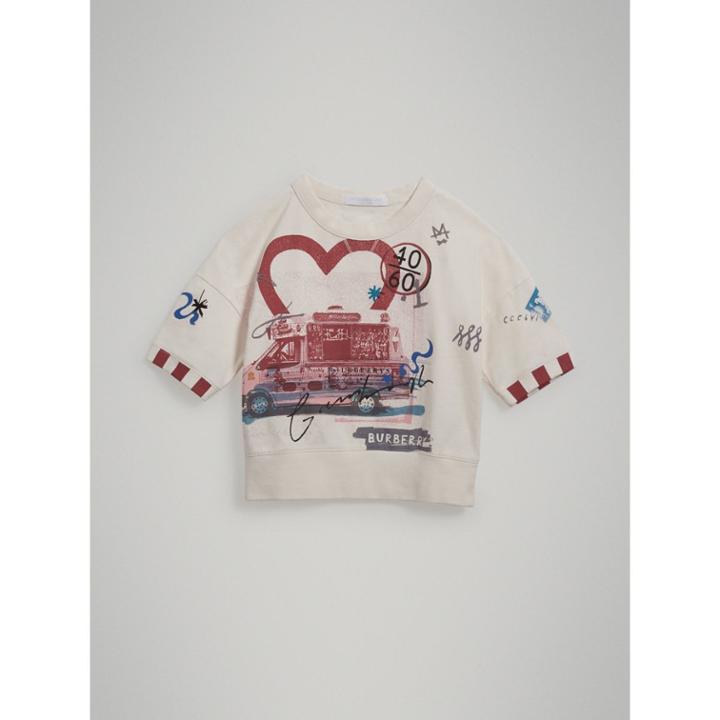 Burberry Burberry Ice-cream Motif Cotton T-shirt, Size: 4y