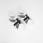 Burberry Burberry Childrens Union Jack Motif Slip-on Sneakers, Size: 27, Optic White/black