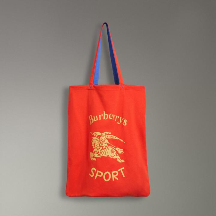 Burberry Burberry Large Archive Logo Jersey Shopper