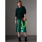 Burberry Burberry Ruffle Detail Lam Skirt - Online Exclusive, Size: 06
