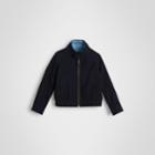 Burberry Burberry Childrens Reversible Check Cotton Harrington Jacket, Size: 14y, Blue