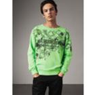 Burberry Burberry Doodle Print Cotton Sweatshirt, Size: Xl