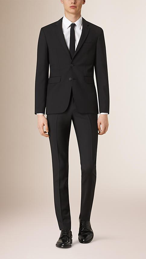 Burberry Slim Fit Travel Tailoring Lightweight Wool Mohair Suit