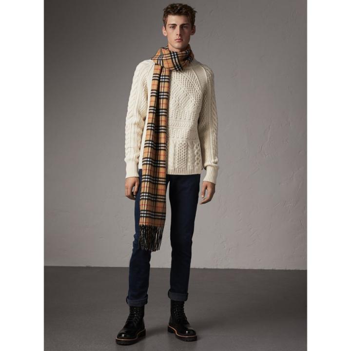 Burberry Burberry Straight Fit Indigo Stretch Jeans, Size: 33r, Blue