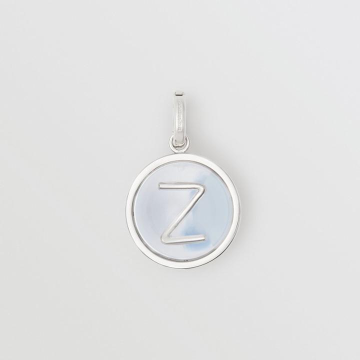 Burberry Burberry Marbled Resin 'z' Alphabet Charm, White