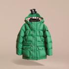 Burberry Burberry Down-filled Hooded Puffer Jacket, Size: 14y, Green