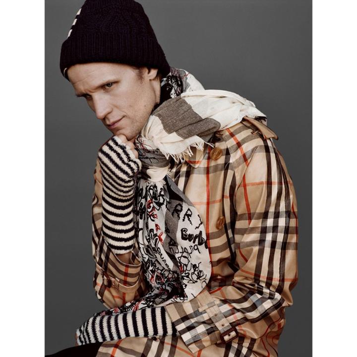 Burberry Burberry Laminated Check Cotton Trench Coat, Size: 54