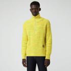 Burberry Burberry Rib Knit Wool Cashmere Blend Half-zip Sweater, Size: Xs, Yellow