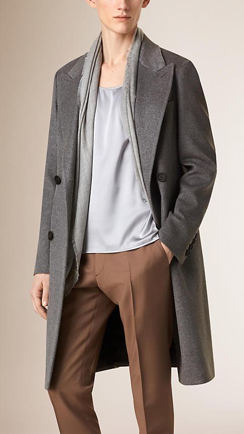 Burberry Cashmere Wool Blend Topcoat