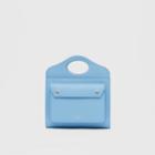 Burberry Burberry Mini Leather Pocket Bag, Blue