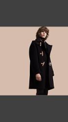 Burberry Brit Hooded Double Wool Blend Duffle