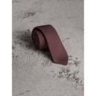 Burberry Burberry Slim Cut Pinpoint Wool Silk Tie, Brown