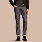 Burberry Burberry Straight Fit Deep Indigo Jeans, Size: 28r, Blue