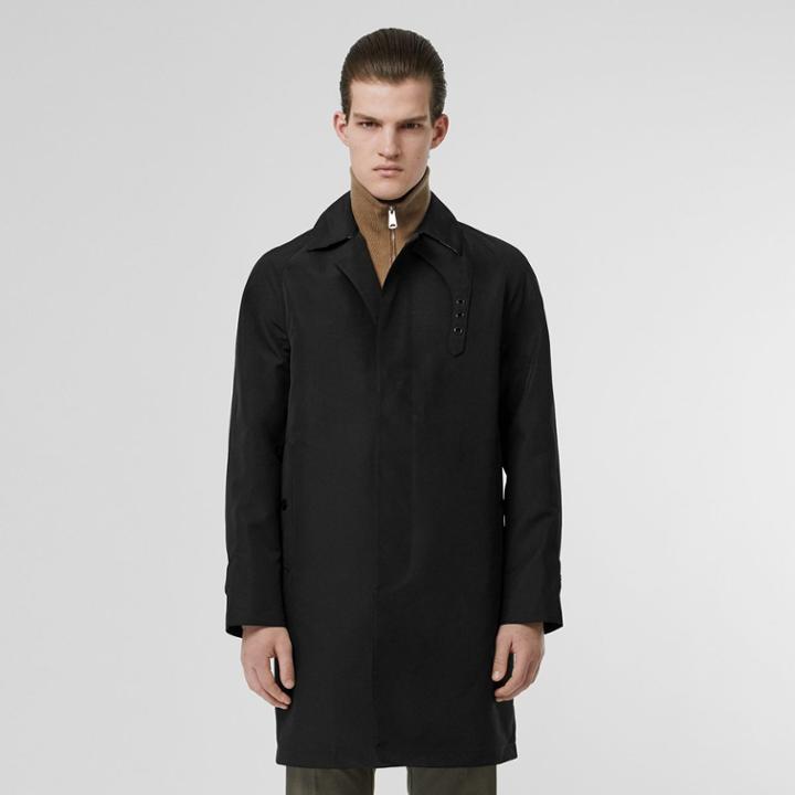 Burberry Burberry Bonded Car Coat With Warmer, Size: 44, Black
