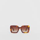 Burberry Burberry Oversized Square Frame Sunglasses, Brown