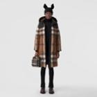 Burberry Burberry Detachable Hood Check Puffer Coat, Size: S