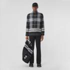 Burberry Burberry Check And Stripe Cotton Flannel Shirt, Size: M