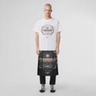 Burberry Burberry Globe Graphic Print Cotton Oversized T-shirt
