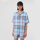 Burberry Burberry Check Silk Pyjama Shirt, Size: 02