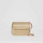 Burberry Burberry Mini Leather Title Bag, Yellow