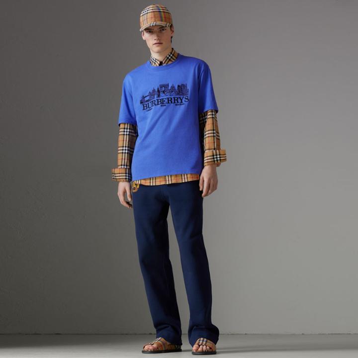 Burberry Burberry Reissued Cotton T-shirt, Size: L