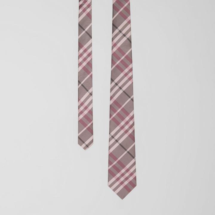 Burberry Burberry Classic Cut Vintage Check Silk Tie, Pink