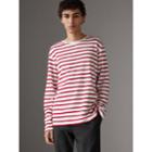 Burberry Burberry Breton Stripe Cotton Jersey Top, Size: L
