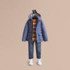 Burberry Burberry Detachable Hood Lightweight Quilted Jacket, Size: 5y, Blue