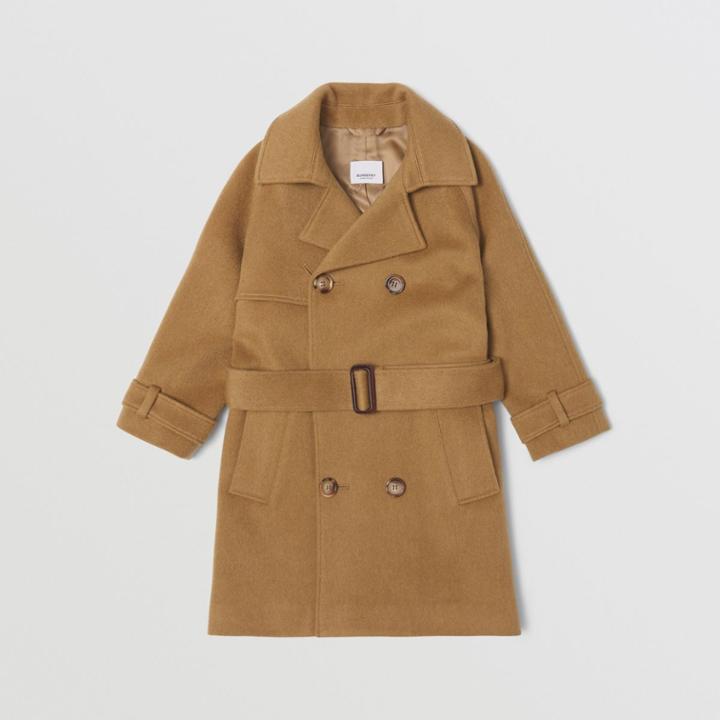 Burberry Burberry Childrens Regenerated Cashmere Trench Coat, Size: 4y
