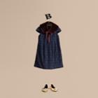 Burberry Burberry English Lace Dress, Size: 10y, Blue