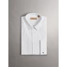 Burberry Burberry Modern Fit Panelled Bib Cotton Evening Shirt, Size: 15.5