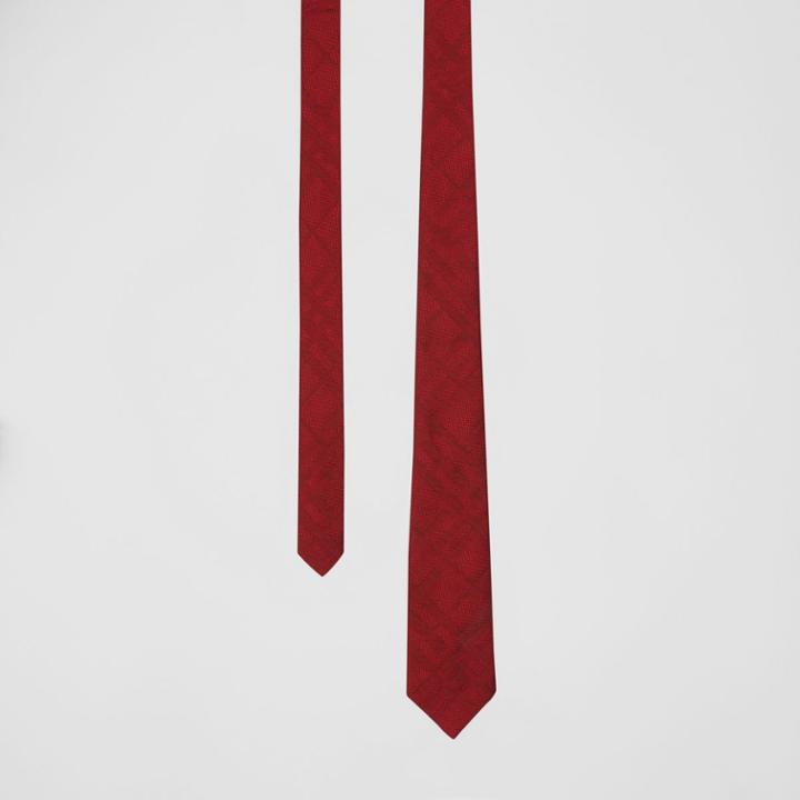 Burberry Burberry Classic Cut Check Silk Jacquard Tie, Brown