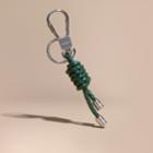 Burberry Burberry Braided Knot Key Ring, Green