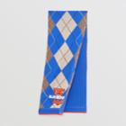 Burberry Burberry Childrens Monogram Motif Argyle Intarsia Wool Cashmere Scarf, Size: Os