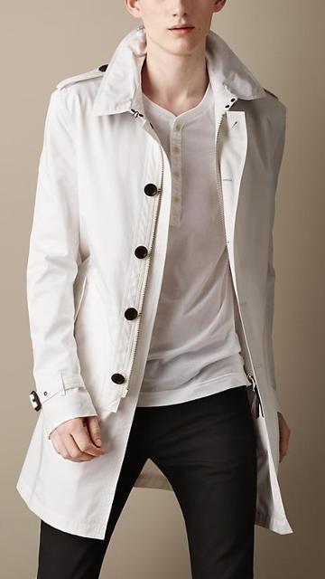Burberry Mid-length Cotton Twill Trench Coat