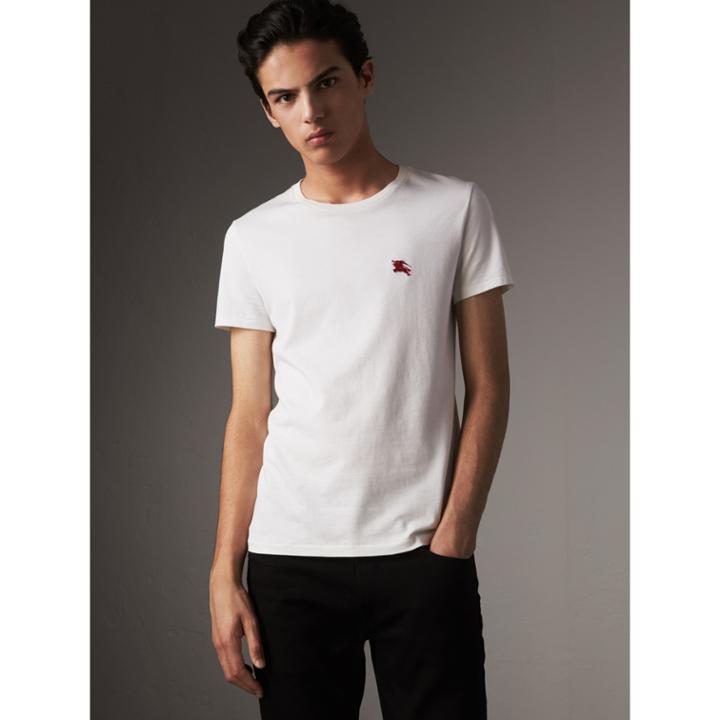 Burberry Burberry Cotton Jersey T-shirt, White