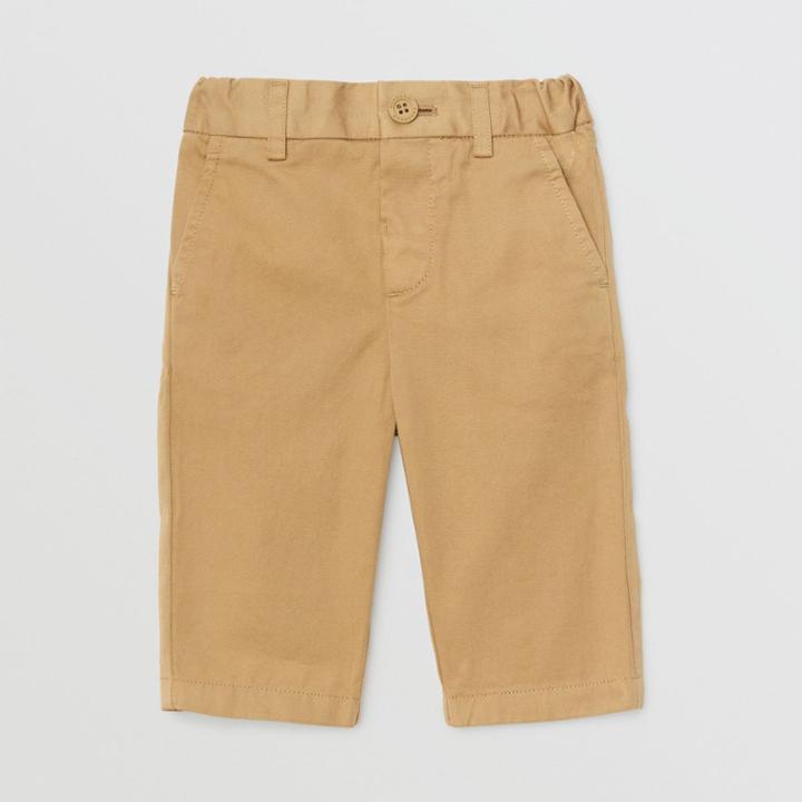 Burberry Burberry Childrens Cotton Chinos, Size: 12m, Beige