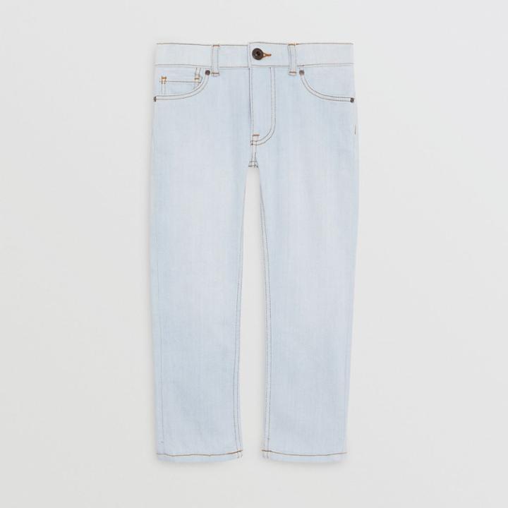 Burberry Burberry Childrens Skinny Fit Stretch Jeans, Size: 4y, Blue
