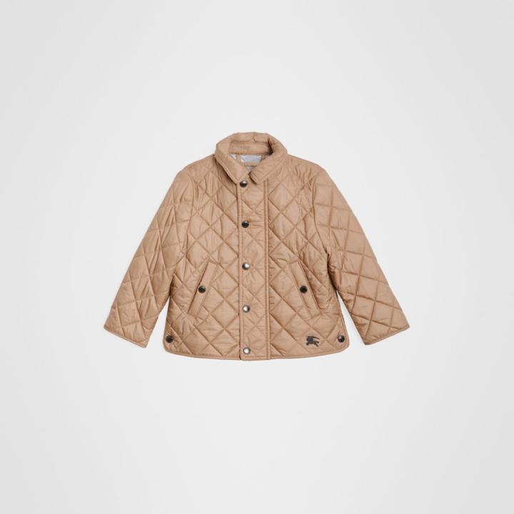 Burberry Burberry Childrens Lightweight Diamond Quilted Jacket, Size: 2y, Brown