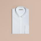 Burberry Burberry Modern Fit Button-down Collar Cotton Poplin Shirt, Size: 15, White