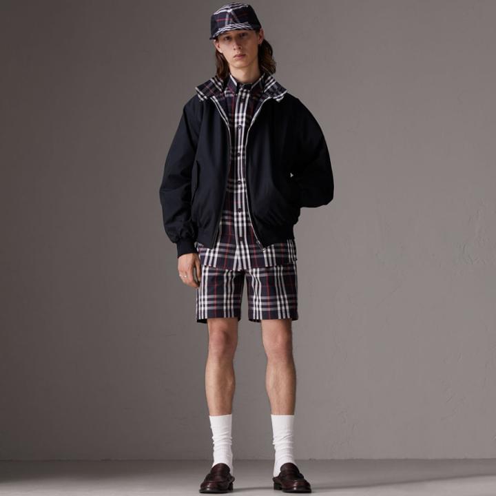 Burberry Gosha X Burberry Reversible Harrington Jacket, Size: 40