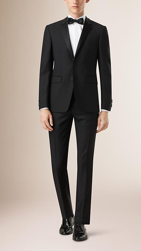 Burberry Slim Fit Wool Mohair Half-canvas Tuxedo