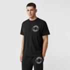 Burberry Burberry Logo Graphic Print Cotton Oversized T-shirt, Size: M, Black