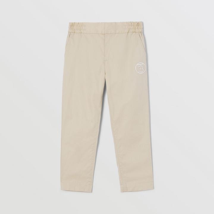 Burberry Burberry Childrens Monogram Motif Cotton Trousers, Size: 3y