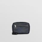 Burberry Burberry London Check Travel Pouch, Blue