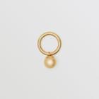 Burberry Burberry Charm Gold-plated Ring, Size: S