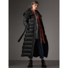 Burberry Burberry Detachable Hood Long Down-filled Puffer Coat, Size: Xs, Black